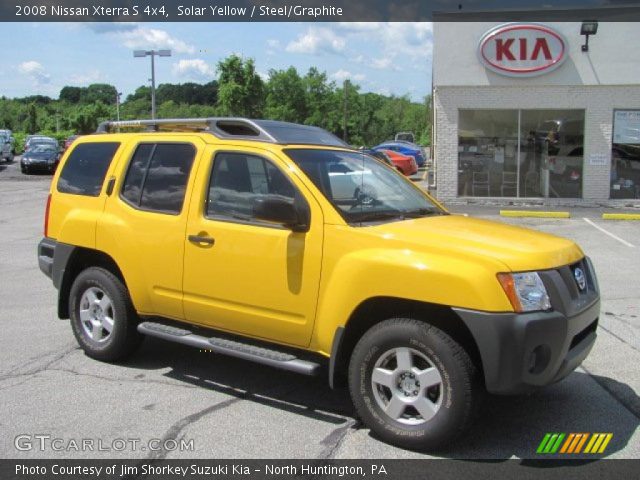2008 Nissan Xterra S 4x4 in Solar Yellow