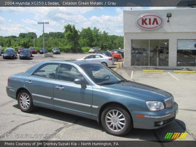 2004 Hyundai XG350 L Sedan in Celadon Green Metallic