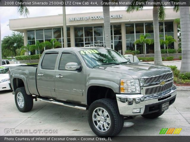 2008 Chevrolet Silverado 2500HD LTZ Crew Cab 4x4 in Graystone Metallic