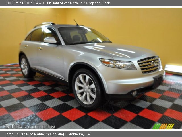 2003 Infiniti FX 45 AWD in Brilliant Silver Metallic