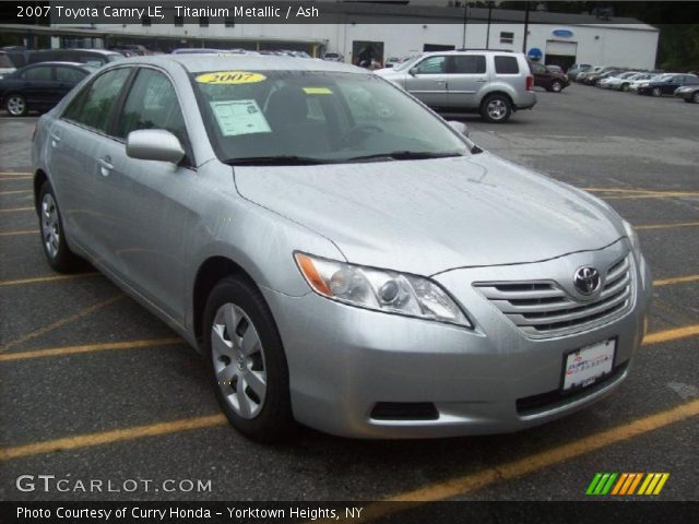 2007 Toyota Camry LE in Titanium Metallic