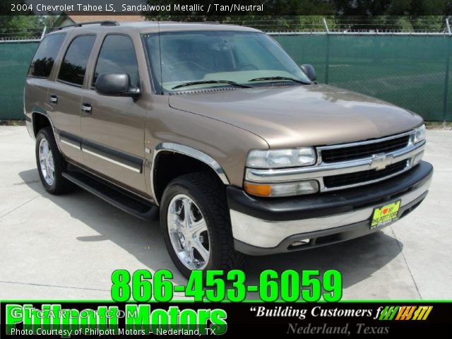 2004 Chevrolet Tahoe LS in Sandalwood Metallic