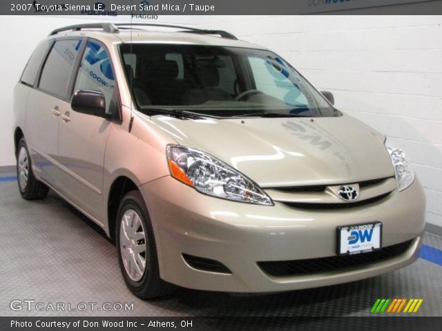 2007 Toyota Sienna LE in Desert Sand Mica