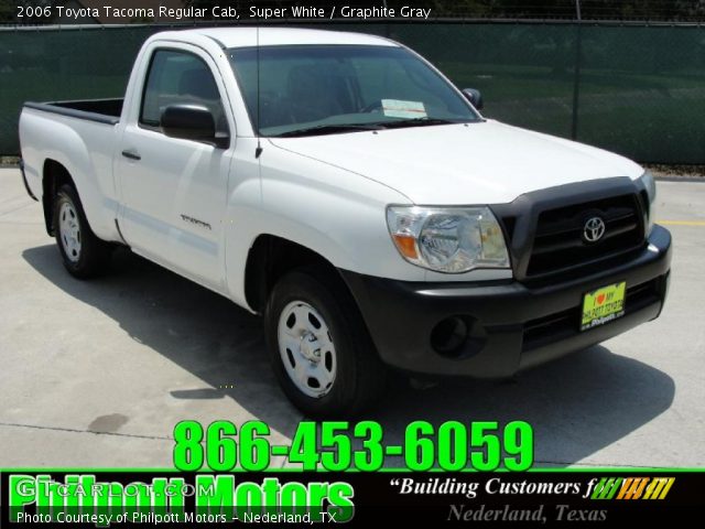 2006 Toyota Tacoma Regular Cab in Super White