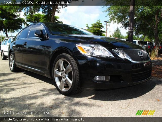 2008 Lexus GS 350 in Obsidian Black