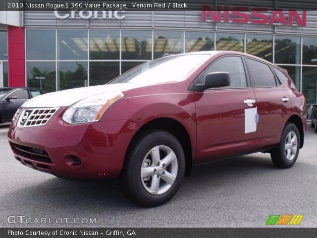2010 Nissan Rogue S 360 Value Package in Venom Red