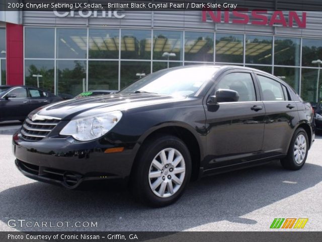 2009 Chrysler Sebring LX Sedan in Brilliant Black Crystal Pearl