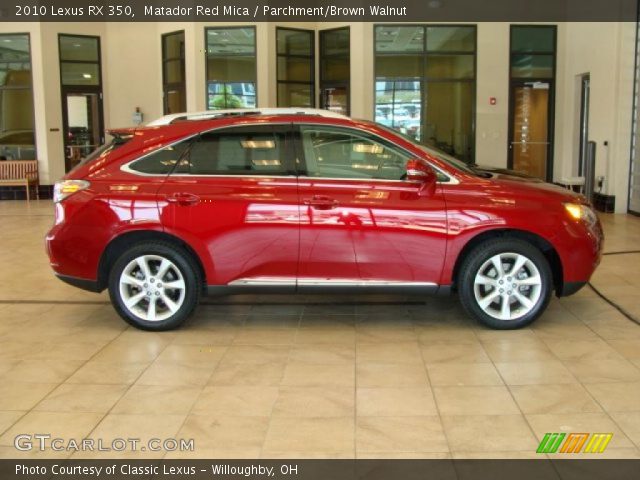 2010 Lexus RX 350 in Matador Red Mica