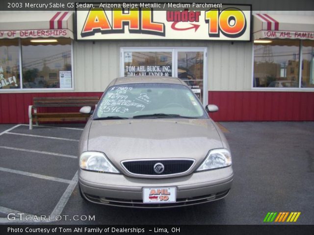 2003 Mercury Sable GS Sedan in Arizona Beige Metallic