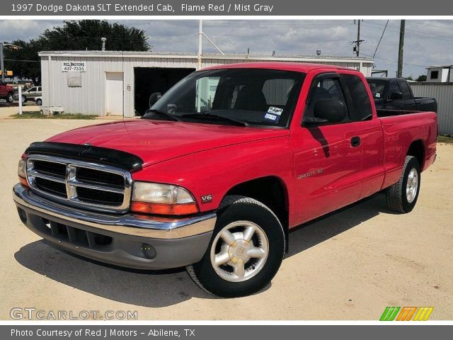 1997 Dodge Dakota SLT Extended Cab in Flame Red