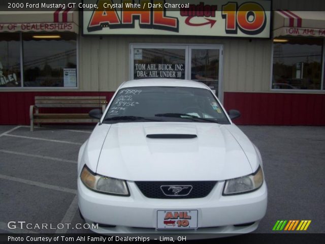 2000 Ford Mustang GT Coupe in Crystal White