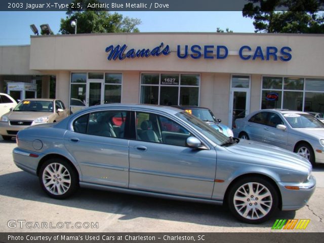 2003 Jaguar X-Type 2.5 in Adriatic Blue Metallic