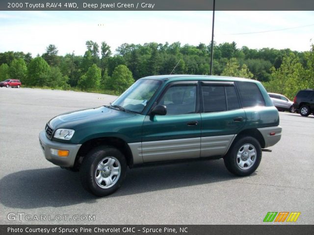 2000 Toyota RAV4 4WD in Deep Jewel Green
