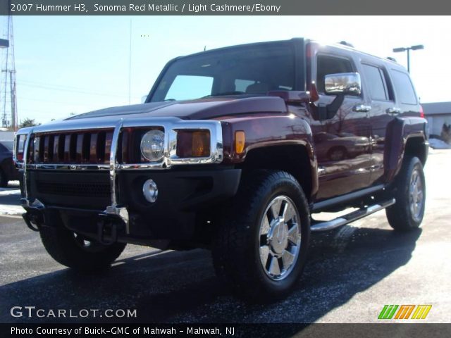 2007 Hummer H3  in Sonoma Red Metallic