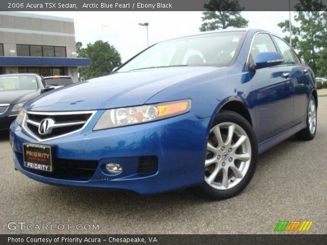 2006 Acura TSX Sedan in Arctic Blue Pearl