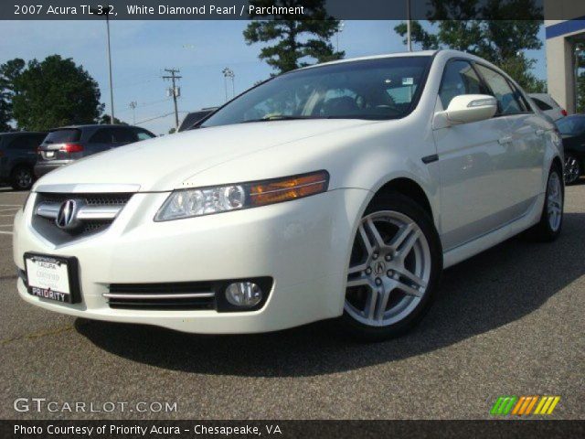 2007 Acura TL 3.2 in White Diamond Pearl