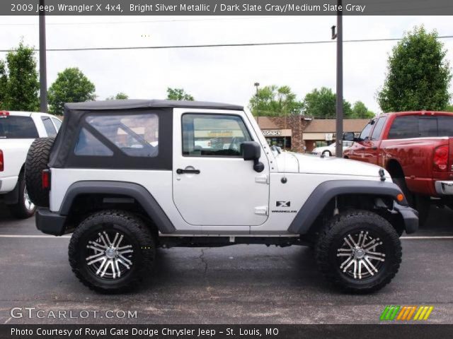 2009 Jeep Wrangler X 4x4 in Bright Silver Metallic