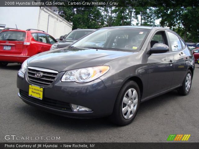 2008 Hyundai Elantra GLS Sedan in Carbon Gray Metallic