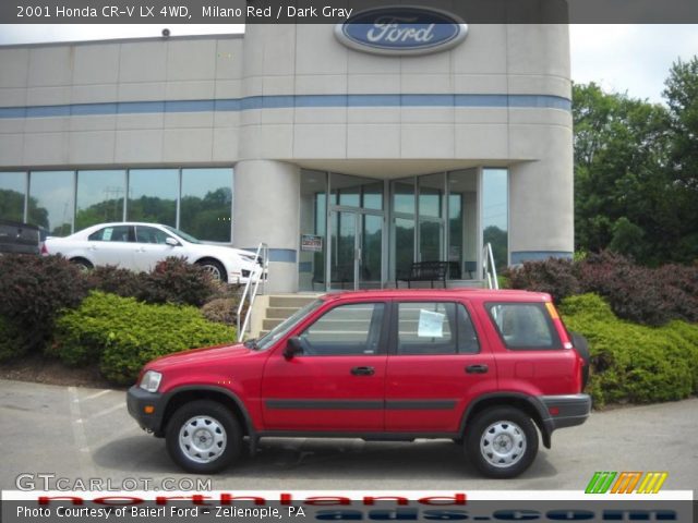 2001 Honda CR-V LX 4WD in Milano Red