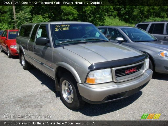 2001 GMC Sonoma SL Extended Cab in Pewter Metallic