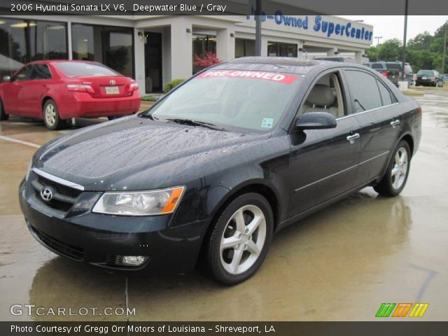 2006 Hyundai Sonata LX V6 in Deepwater Blue