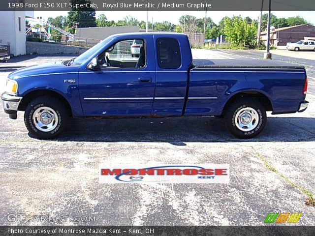 1998 Ford F150 XLT SuperCab in Royal Blue Metallic