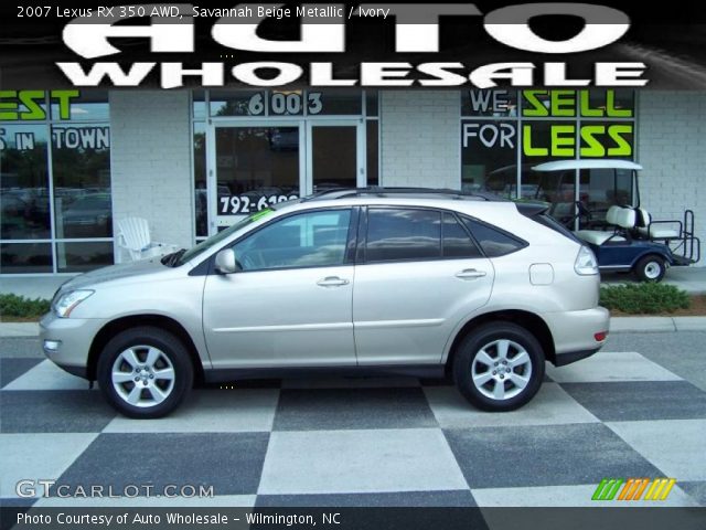 2007 Lexus RX 350 AWD in Savannah Beige Metallic
