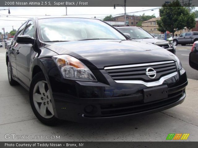 2008 Nissan Altima 2.5 S in Super Black