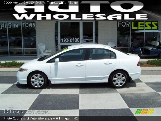 2009 Honda Civic LX Sedan in Taffeta White
