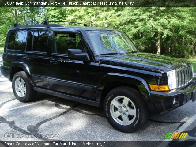 2007 Jeep Commander Sport 4x4 in Black Clearcoat
