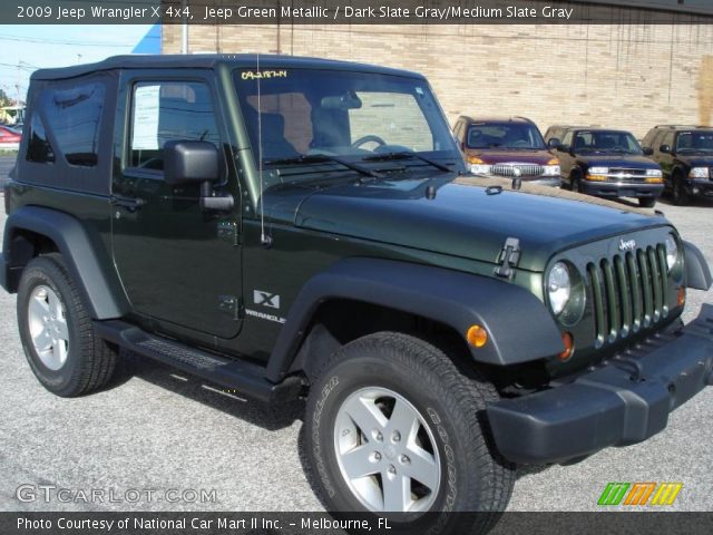 2009 Jeep Wrangler X 4x4 in Jeep Green Metallic