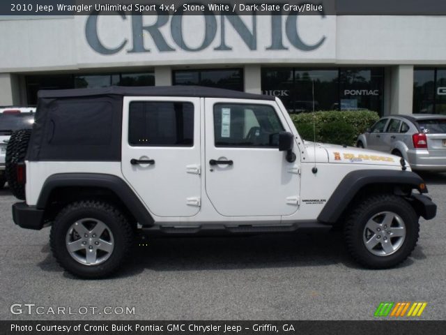 2010 Jeep Wrangler Unlimited Sport 4x4 in Stone White