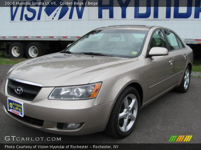 2006 Hyundai Sonata LX V6 in Golden Beige