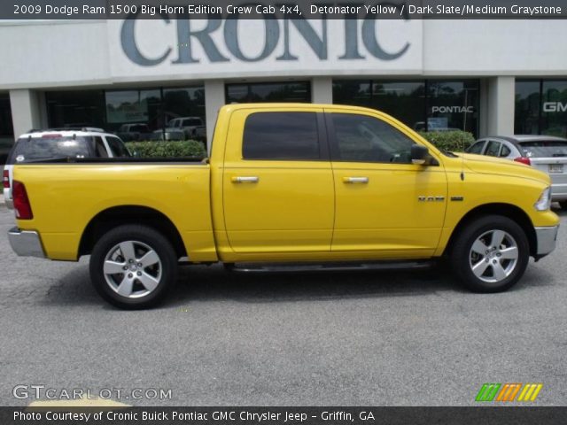 2009 Dodge Ram 1500 Big Horn Edition Crew Cab 4x4 in Detonator Yellow