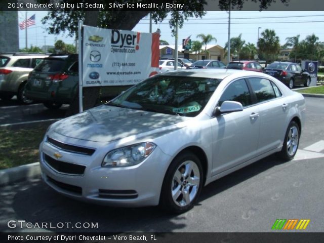 2010 Chevrolet Malibu LT Sedan in Silver Ice Metallic