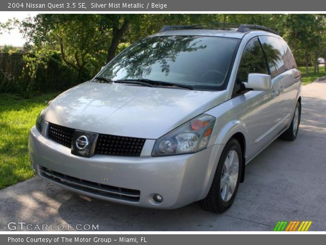 2004 Nissan Quest 3.5 SE in Silver Mist Metallic