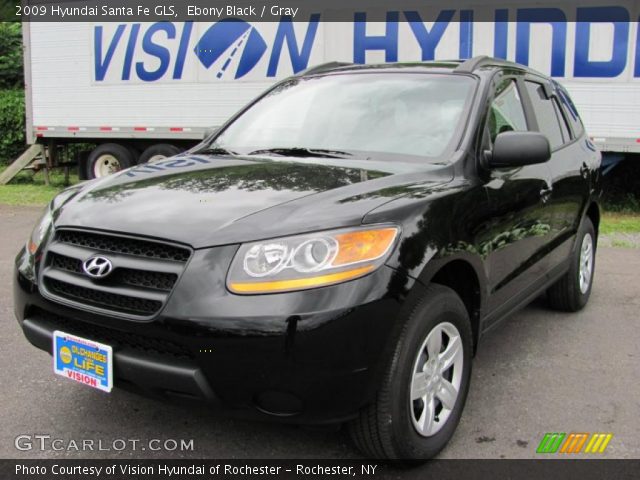 2009 Hyundai Santa Fe GLS in Ebony Black