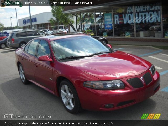 2004 Pontiac Bonneville GXP in Crimson Red