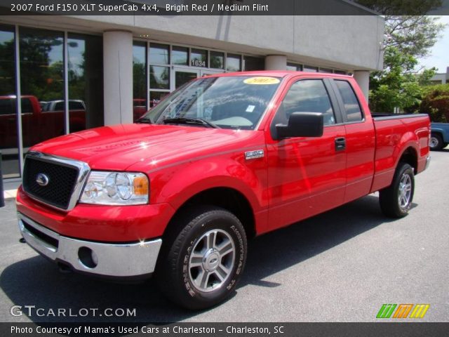 2007 Ford F150 XLT SuperCab 4x4 in Bright Red