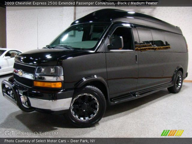 2009 Chevrolet Express 2500 Extended Passenger Conversion in Black
