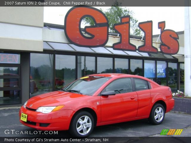 2007 Saturn ION 2 Quad Coupe in Chili Pepper Red