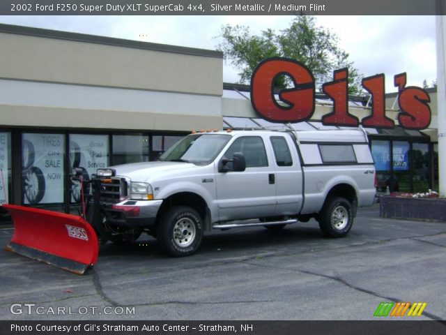 2002 Ford F250 Super Duty XLT SuperCab 4x4 in Silver Metallic