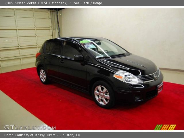 2009 Nissan Versa 1.8 SL Hatchback in Super Black