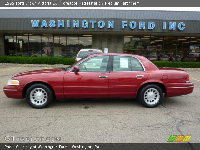 1999 Ford Crown Victoria LX in Toreador Red Metallic