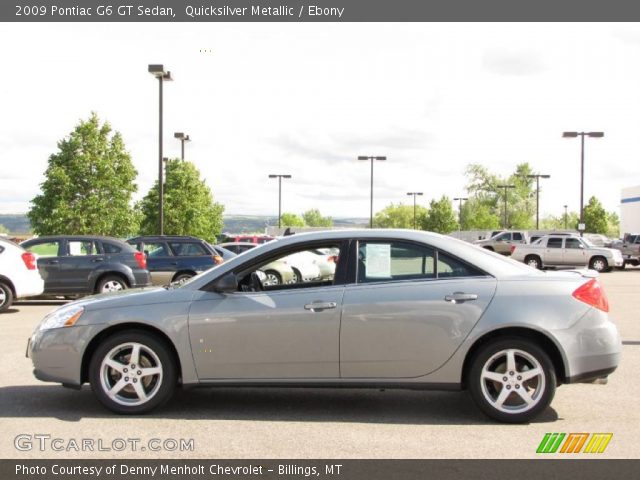 2009 Pontiac G6 GT Sedan in Quicksilver Metallic