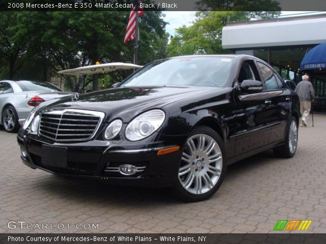 2008 Mercedes-Benz E 350 4Matic Sedan in Black