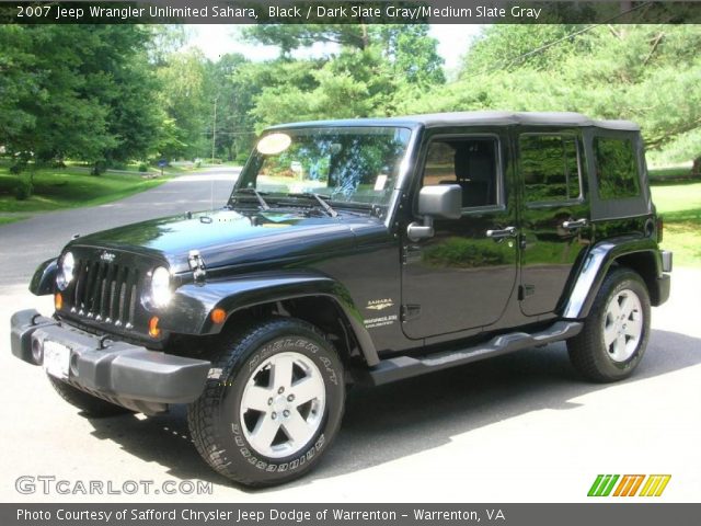 2007 Jeep Wrangler Unlimited Sahara in Black