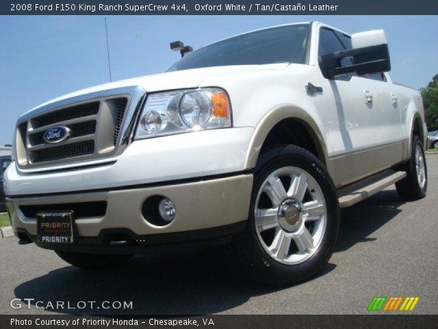 Oxford White - 2008 Ford F150 King Ranch SuperCrew 4x4 ...