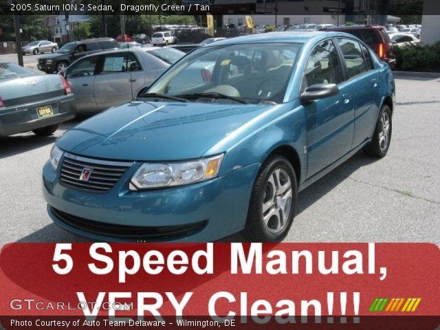 2005 Saturn ION 2 Sedan in Dragonfly Green