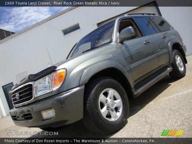 1999 Toyota Land Cruiser  in River Rock Green Metallic Mica